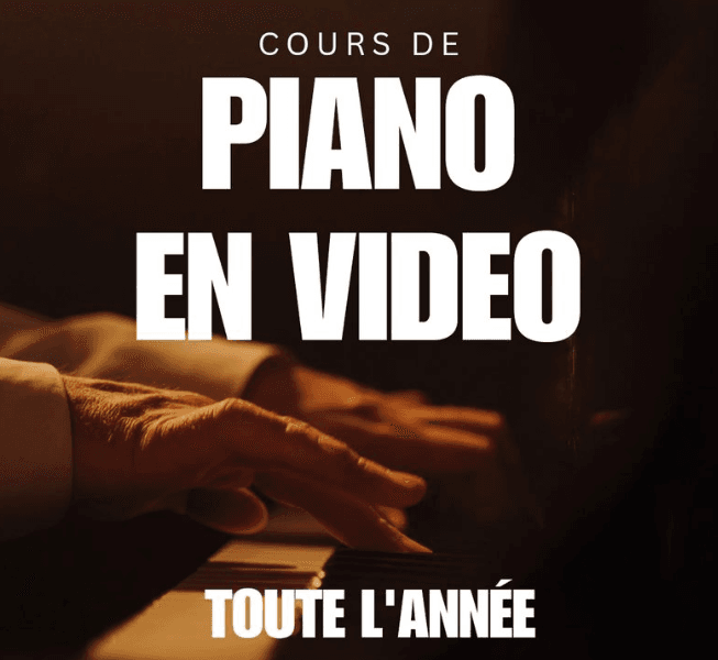 Cours de piano à distance