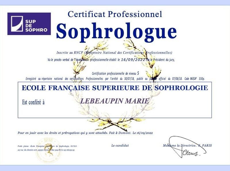 Sophrologue